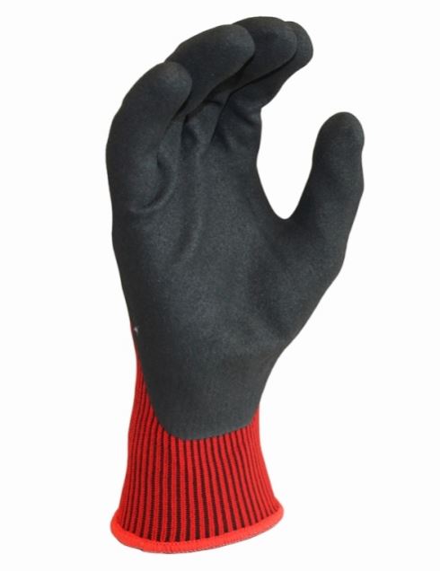 rot Handschuhe Wonder Grip Flex 500 mit Nitril 