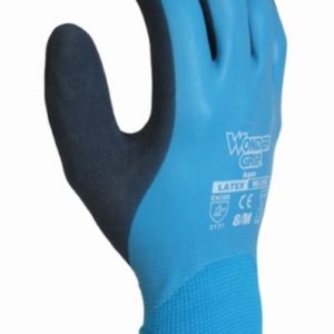 WG-318 Aqua Latex-Handschuh, blau